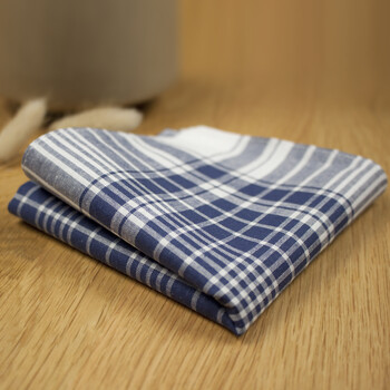 日式棉擦汗男士手帕棉手绢男加厚男大手帕棉