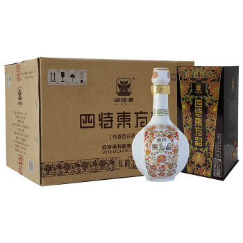 四特酒 白酒 江西 特香型 东方韵 新老包装随机发货 52度 500mL 6瓶 弘韵整箱