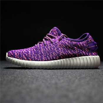 春秋季休闲运动鞋男女情侣椰子鞋一脚蹬低帮鞋韩版百搭运动鞋 紫色 42