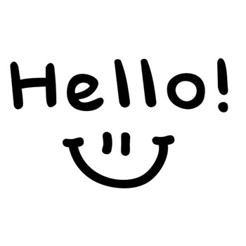 北欧风格 ins创意墙贴纸卧室卡通门贴纸 墙壁背景装饰贴画笑脸七夕