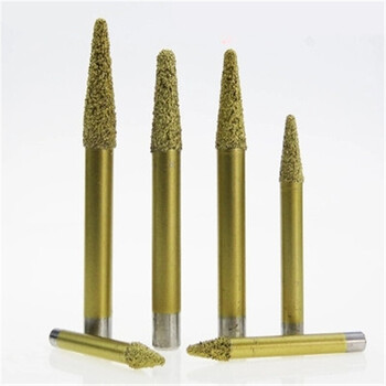 钎焊冶熔金刚石锥度球头刀大理石青石石材数控雕刻机浮雕刻字刀具 12