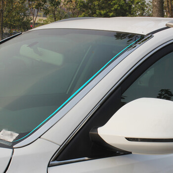 众泰t600改装专用装饰亮片 t600前挡风玻璃饰条 t600不锈钢装饰贴