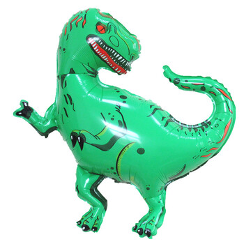布置 聚会背景布置铝膜气球开业装饰布置 绿色霸王龙气球(88*85cm)