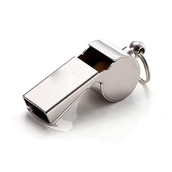 高音裁判口哨纯铜镀钛金 金属求生口哨c 普通电镀