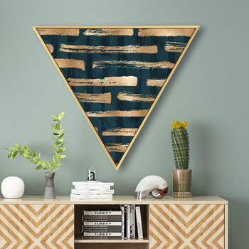 现代简约轻奢三角形装饰画 客厅沙发背景墙画玄关壁画北欧抽象画 3