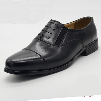 制式配发07b三接头军官皮鞋07a校尉士官常服军鞋三尖头07制式皮鞋 07a