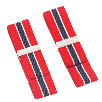 法式衬衣弹性袖环 袖箍袖带臂环男女衬衫调酒师手环臂带袖子装饰 红色