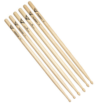 鼓棒 架子鼓摩音乐器vater鼓棒架子鼓木质实木美国山胡桃木5a/5b/7a