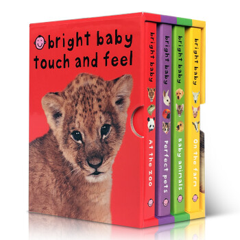 英文原版bright Baby Touch And Feel 各种动物认知触摸书0 3岁 摘要书评试读 京东图书