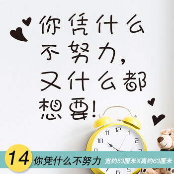14你凭什么不努力 特大