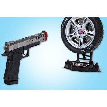 儿童激光射击训练枪车轮打靶 灯光音乐 打靶激光枪 3个5号