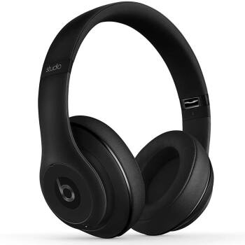 Beats Studio Wireless 头戴式耳机 - 哑光黑色  录音师蓝牙无线版 Hi-Fi 降噪 带麦