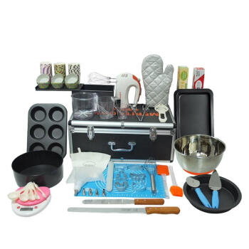 meritcook烘焙工具套装 烤箱用品DIY蛋糕模具 饼干披萨蛋挞烤盘 新手烘焙模具套餐