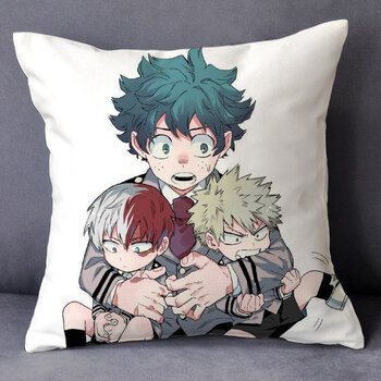 我的英雄学院绿谷出久周边抱枕轰焦冻动漫二次元靠垫生日礼物 英雄
