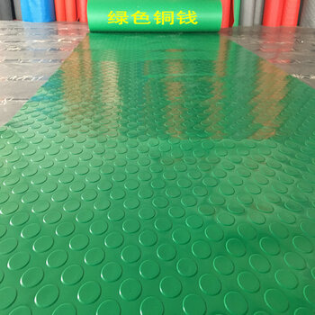 pvc地垫胶垫厨房室外浴室防水满铺地板楼梯走道仓库塑料防滑地毯 绿色