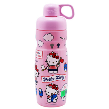 乐扣乐扣 Hello Kitty 儿童指环杯 HAP746-MKT 粉色 450ml