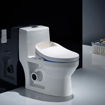 智能马桶家用一体式即热多功能冲洗坐便全自动彩色彩金座便器 直冲式