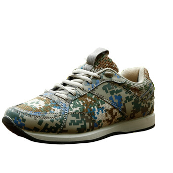 鞋男07a迷彩作训鞋跑步鞋男新式超轻软底夏季透气训练鞋武警部队作训