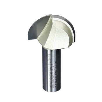 圆底刀头木工圆头电木铣刀具金属雕刻机圆球槽修边机锣刀 1/4*5/8