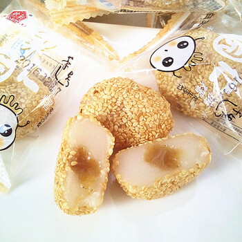 福建特产 果仁园纯手工夹心麻薯干吃汤圆500g 驴打滚糯米糍粑糕点