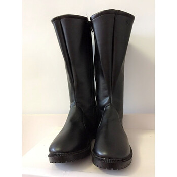 男女款高筒马靴骑士马术表演阅兵护旗靴仪仗队升旗手长筒子 女款薄款