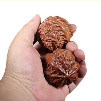 手球 中老年核桃健身球木质文玩手部训练肌肉放松按摩球实心比赛球子