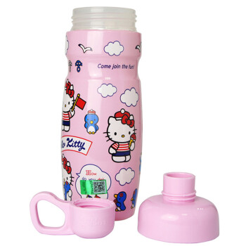 乐扣乐扣 Hello Kitty 儿童指环杯 HAP746-MKT 粉色 450ml