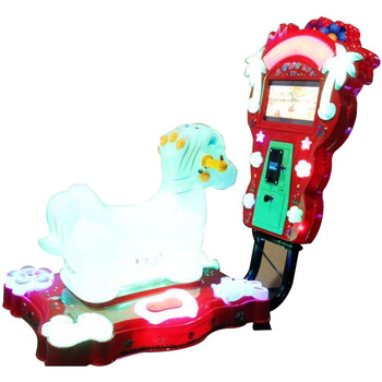 玩具2019儿童电动投币动画片mp5屏摇摇车摇摆机3d液晶屏wanju 小马