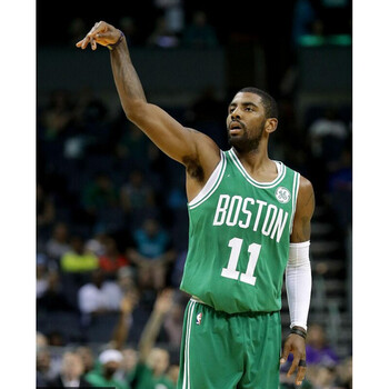 凯尔特人队球衣11号欧文套装背心公牛篮球服23号乔丹球衣定制 新绿色