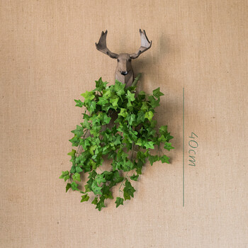 常春藤 仿真绿植装饰爬藤缠绕藤蔓植物 装饰造景墙面气氛 e小型垂日本