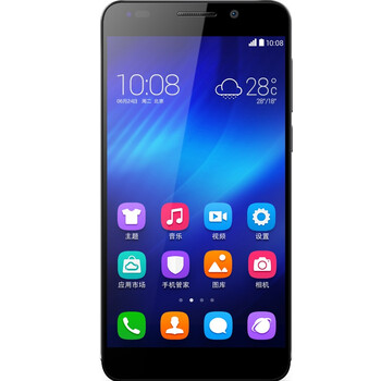 【移动购机赠费】荣耀 6 (H60-L03) 3GB内存标准版 黑色 移动4G手机