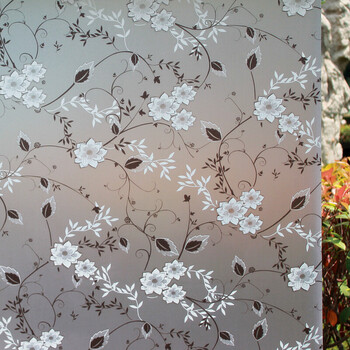 窗花纸窗贴磨砂贴纸卫生间透光不透明浴室玻璃纸遮光窗户贴膜防嗮 90