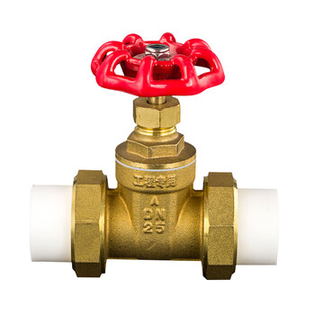 双头活接铜截止阀门 4分20 6分25ppr铜闸阀管材管件 ppr水管配件 25