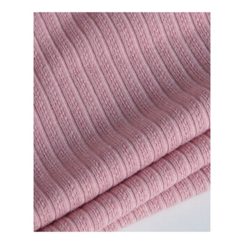 现货坑条提花面料 四面弹力秋冬季时尚女装修身毛衣针织布料 6# 一件1