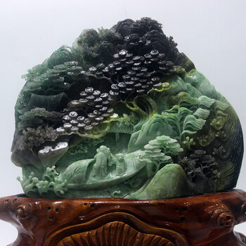 【游山玩水】中国四大名玉独山玉摆件1990g【图片 价格 品牌 报价】