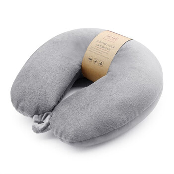 【京东精选】护脖子u型枕头护颈枕颈椎纳米泡沫粒子u形靠枕午休趴睡枕