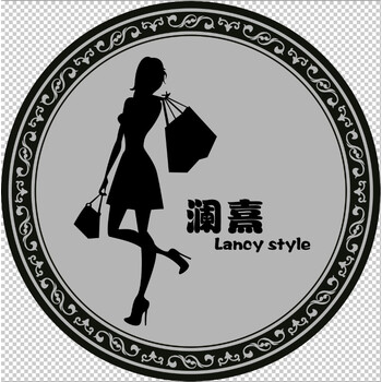 服装店圆形拍照穿衣镜前地毯试衣间衣帽间个性定制logo店铺名地垫