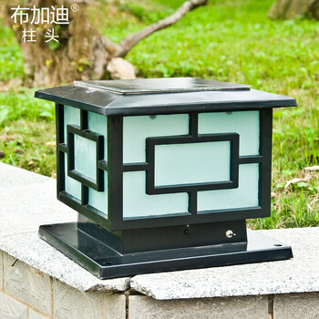 Gate Lamppost Headlights Wall Lamp Walled Lights Solar Column Gate Lamppost Headlights Wall Lamp