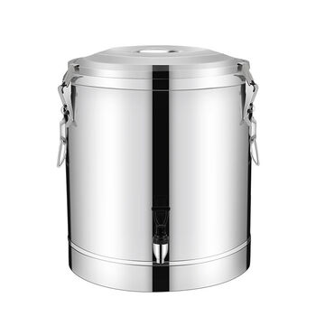 不锈钢保温桶大容量商用保温饭桶开水桶带龙头冰桶豆浆桶冷热双层 20l