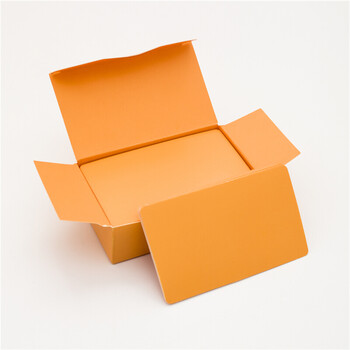 卡片纸 圆角diy空白小卡片创意90张盒装白色牛皮卡纸留言英语单词卡