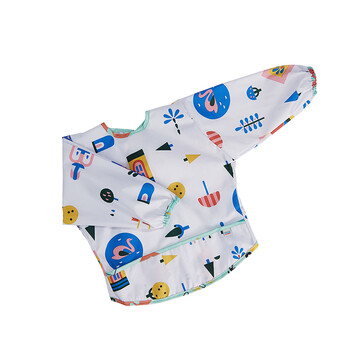 Babycare56 Babycare儿童罩衣宝宝吃饭罩衣防水防溅幼儿长袖围兜反穿衣56塞比亚公园 行情报价价格评测 京东