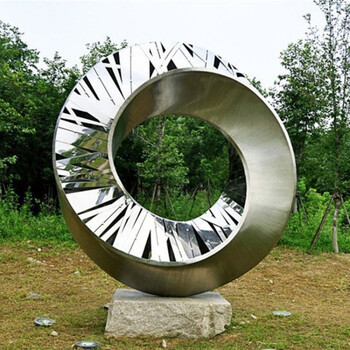 不锈钢抽象造型雕塑 校园广场园林艺术景观装饰摆件