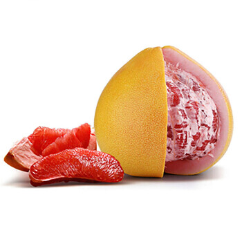 水果 柚子 蜜罐(sweet pot) 福建琯溪三红柚 10斤装四粒 净重10-10.