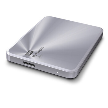 
                                        西部数据（WD）My Passport Ultra 金属版USB3.0 1TB 超便携移动硬盘 （银色）WDBTYH0010BSL                
