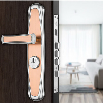 三力(sanli)门锁 多功能防盗门锁 大门锁 不锈钢锁 机械门锁 木门锁