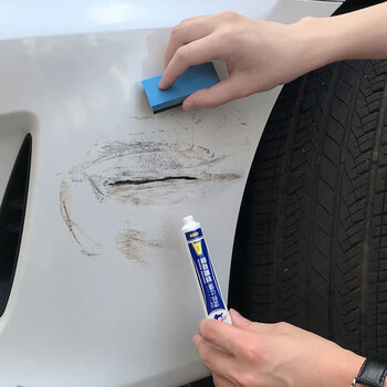 点缤白色黑色补漆笔套装车漆去痕修复神器通用汽车深度划痕自喷油漆面