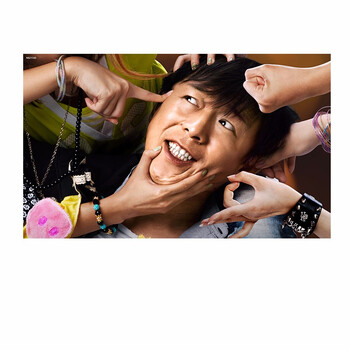 孙红雷黄渤型男明星爷们喜剧影视明星客厅寝室酒吧海报装饰画墙画 nb2