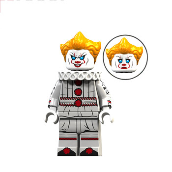 dc超级英雄小丑回魂电影周边人物小丑 乔治 小黑 贝弗莉 拼装拼插儿童