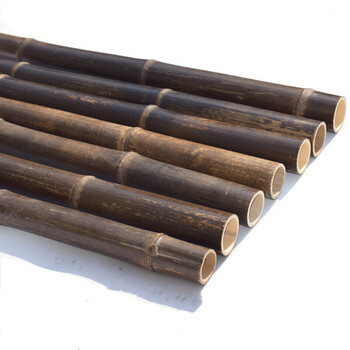 紫竹竹竿装饰装修装潢黑竹子栅栏庭院篱笆围栏笛萧葫芦丝紫竹竿 长2米