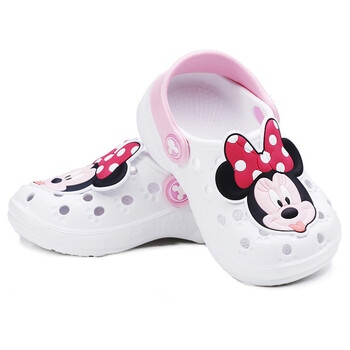 迪士尼(disney)可爱米妮卡通防滑eva小童儿童花园鞋洞洞鞋 me15277